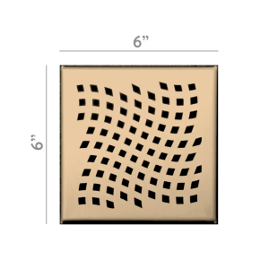 Rejilla cuadrada 6" x 6"