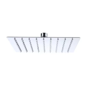 Regadera metálica cuadrada 12” Cromada